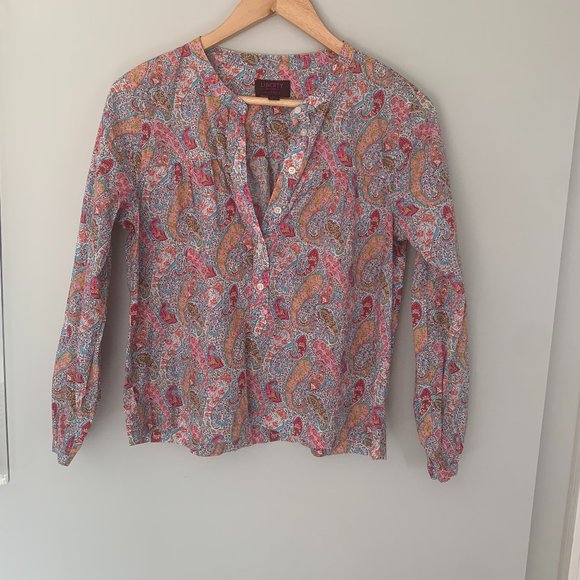 J. Crew Tops - J.Crew Liberty of London Popover Shirt, Size S